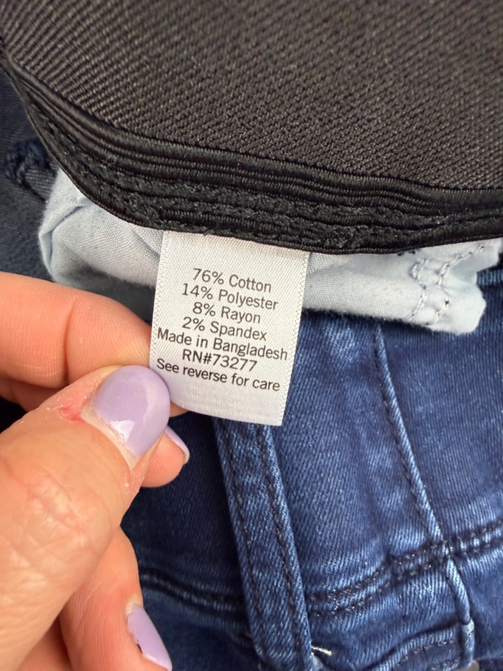 Nine West Straight Leg Jeans Size 10 Stretch Waist Comfort Fit - Picture 7 of 9